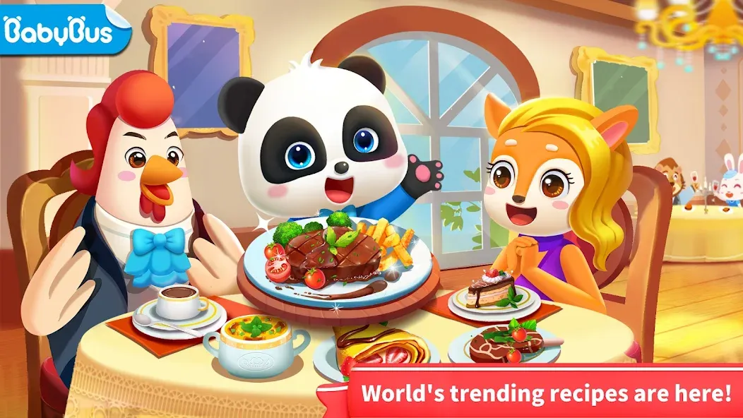 Скачать взлом Little Panda's World Recipes  [МОД Много денег] — полная версия apk на Андроид screen 1