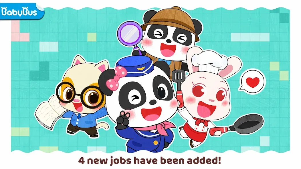 Скачать взлом Baby Panda's Town: My Dream  [МОД Mega Pack] — полная версия apk на Андроид screen 1