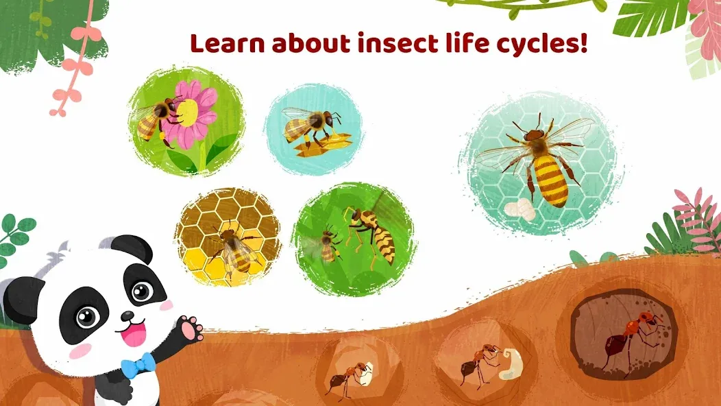 Скачать взломанную Little Panda's Insect World  [МОД Unlocked] — стабильная версия apk на Андроид screen 4