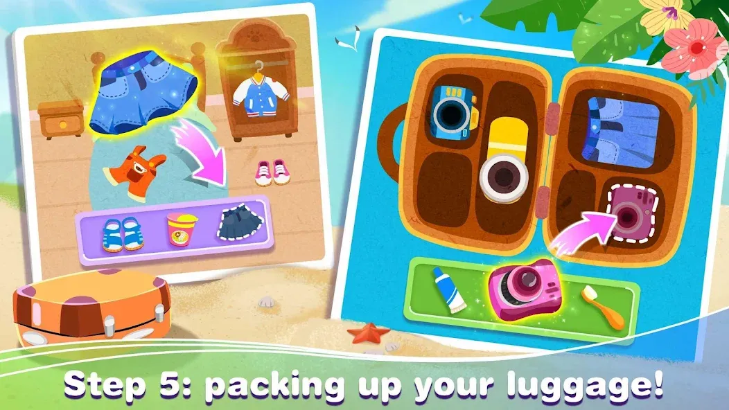 Взломанная Baby Panda’s Summer: Vacation  [МОД Unlimited Money] — полная версия apk на Андроид screen 5