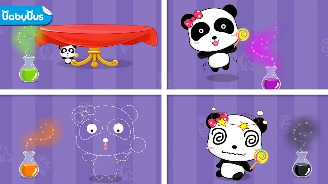 Скачать взлом Baby Panda's Color Mixing  [МОД Menu] — последняя версия apk на Андроид screen 1