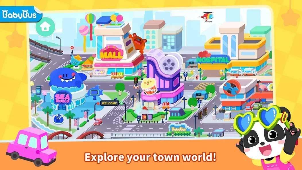 Взломанная Little Panda's Town: My World  [МОД Menu] — стабильная версия apk на Андроид screen 1