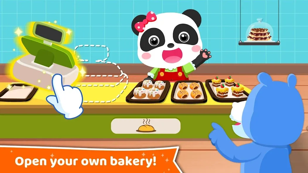 Взлом Baby Panda's Dream Job  [МОД Много денег] — полная версия apk на Андроид screen 3