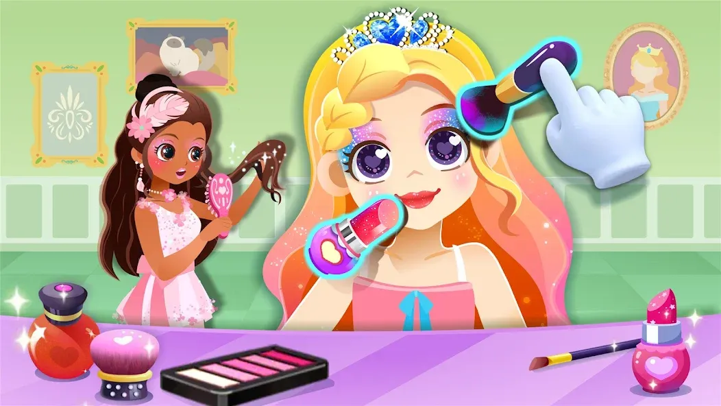 Скачать взлом Little Panda: Princess Makeup  [МОД Бесконечные монеты] — стабильная версия apk на Андроид screen 2