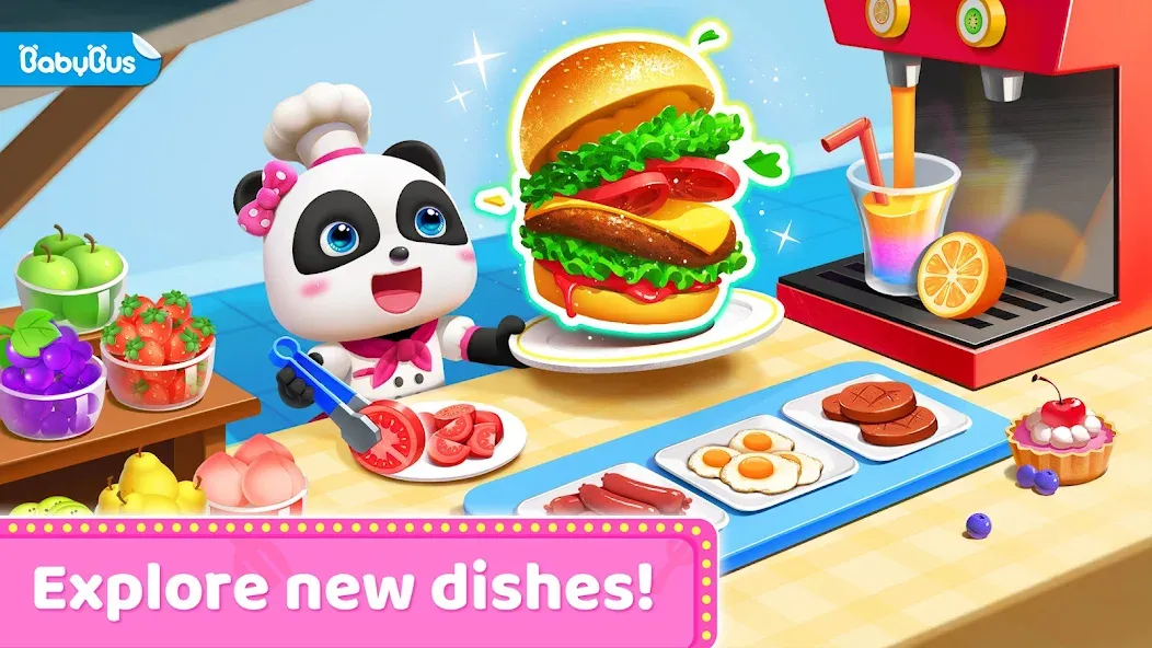 Скачать взлом Little Panda's Restaurant  [МОД Бесконечные монеты] — полная версия apk на Андроид screen 1