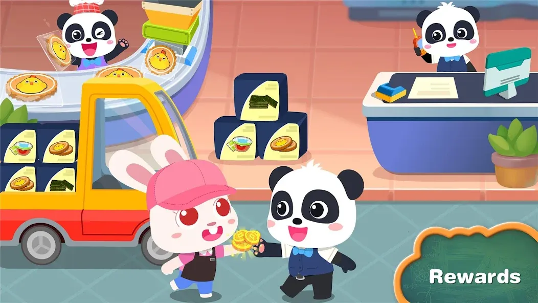 Скачать взломанную Little Panda's Snack Factory  [МОД Unlocked] — последняя версия apk на Андроид screen 5