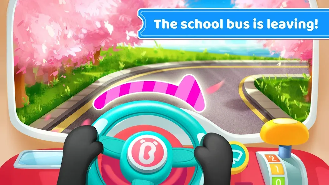 Взлом Baby Panda's School Bus  [МОД Menu] — последняя версия apk на Андроид screen 2