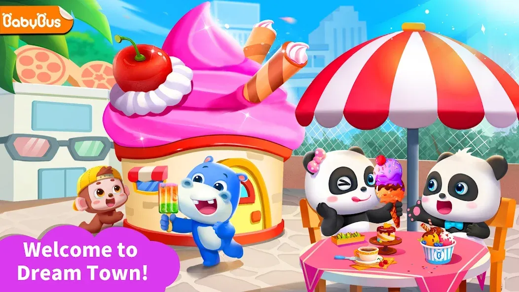 Скачать взломанную Little Panda’s Dream Town  [МОД Unlocked] — полная версия apk на Андроид screen 1