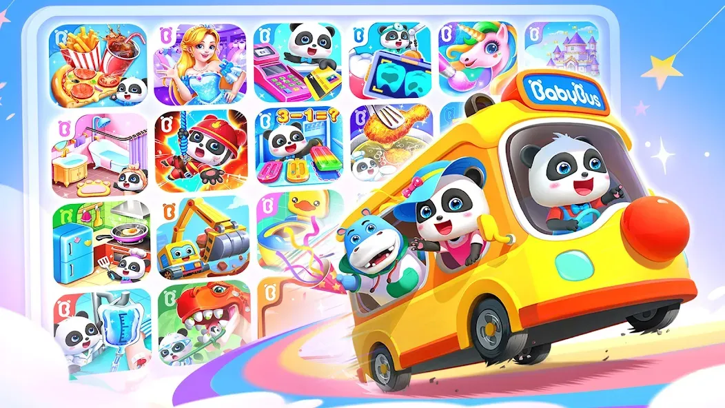 Взлом Baby Panda World: Kids Games  [МОД Unlocked] — последняя версия apk на Андроид screen 1