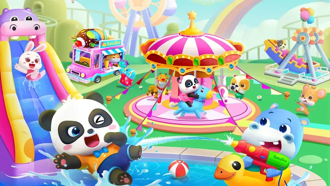 Взлом Baby Panda World: Kids Games  [МОД Unlocked] — последняя версия apk на Андроид screen 2