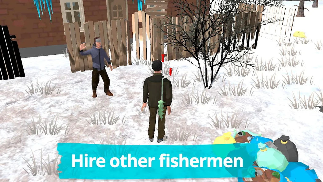 Взломанная Fishing in the Winter. Lakes.  [МОД Меню] — последняя версия apk на Андроид screen 3