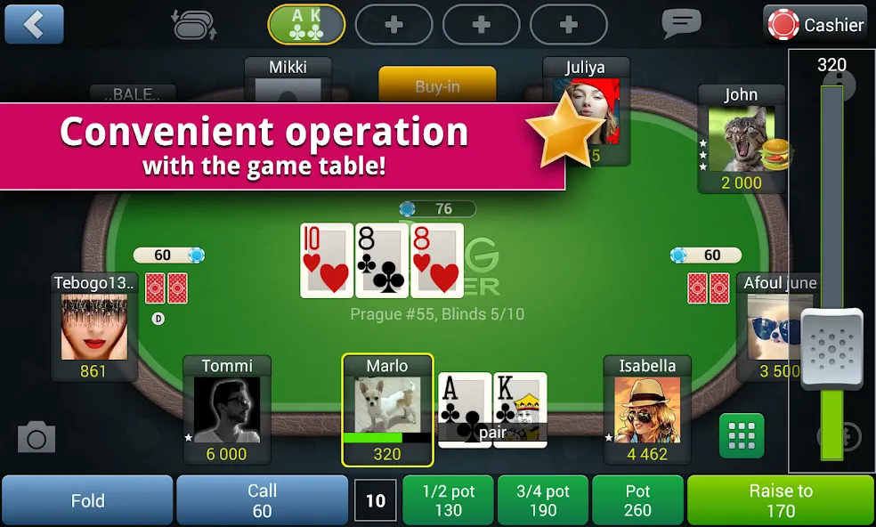 Взломанная Jag Poker HD (Яг Покер ХД)  [МОД Menu] — последняя версия apk на Андроид screen 5