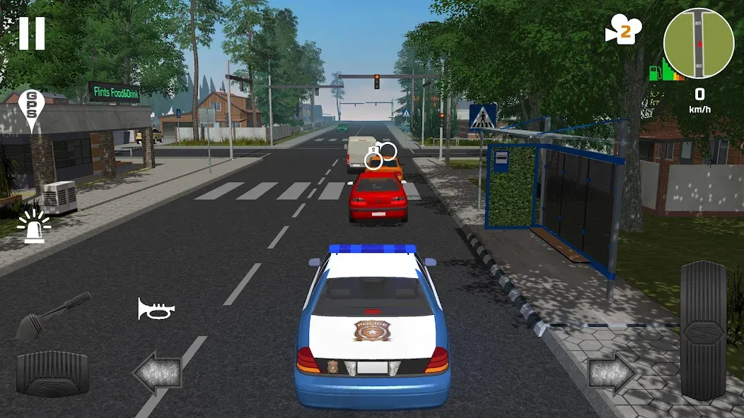 Скачать взломанную Police Patrol Simulator (Полицейский патрульный симулятор)  [МОД Все открыто] — последняя версия apk на Андроид screen 2