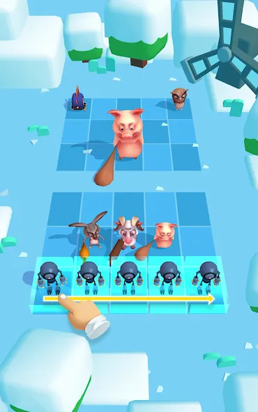 Скачать взлом Animal Merge — Evolution Games (Анимал Мерж)  [МОД Все открыто] — последняя версия apk на Андроид screen 2