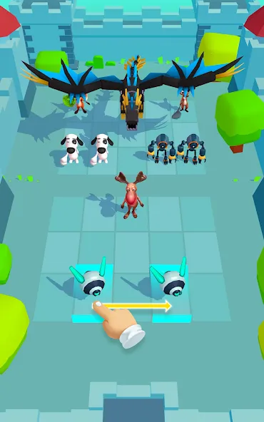 Скачать взлом Animal Merge — Evolution Games (Анимал Мерж)  [МОД Все открыто] — последняя версия apk на Андроид screen 4