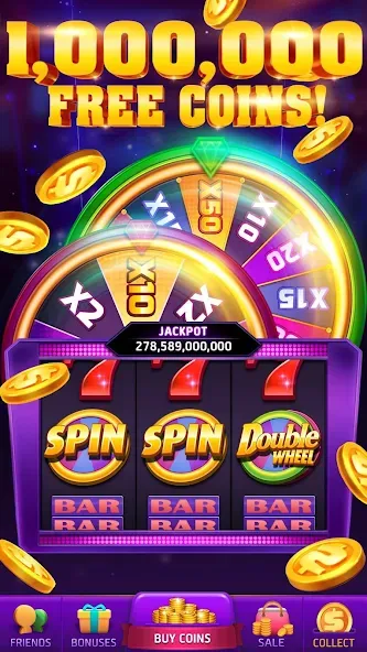 Взломанная 777 Casino – vegas slots games (Казино)  [МОД Меню] — последняя версия apk на Андроид screen 1