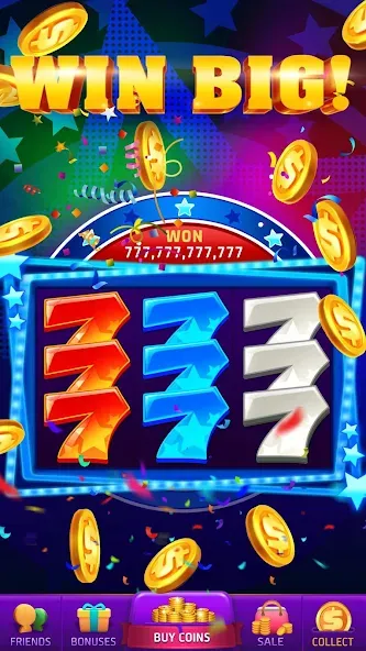 Взломанная 777 Casino – vegas slots games (Казино)  [МОД Меню] — последняя версия apk на Андроид screen 2