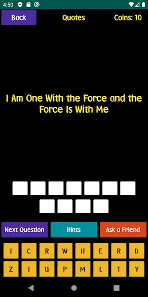 Скачать взломанную Quiz For SW Fans (Квиз для фанатов ЗВЗ)  [МОД Меню] — полная версия apk на Андроид screen 4