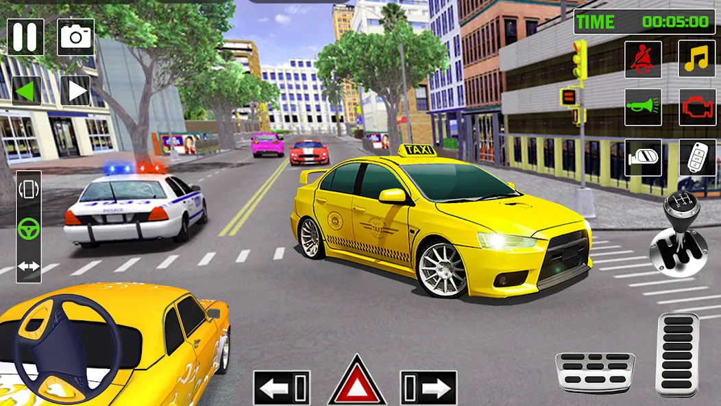 Взломанная City Taxi Games-Taxi Car Games (Сити Такси Игры)  [МОД Много денег] — стабильная версия apk на Андроид screen 1