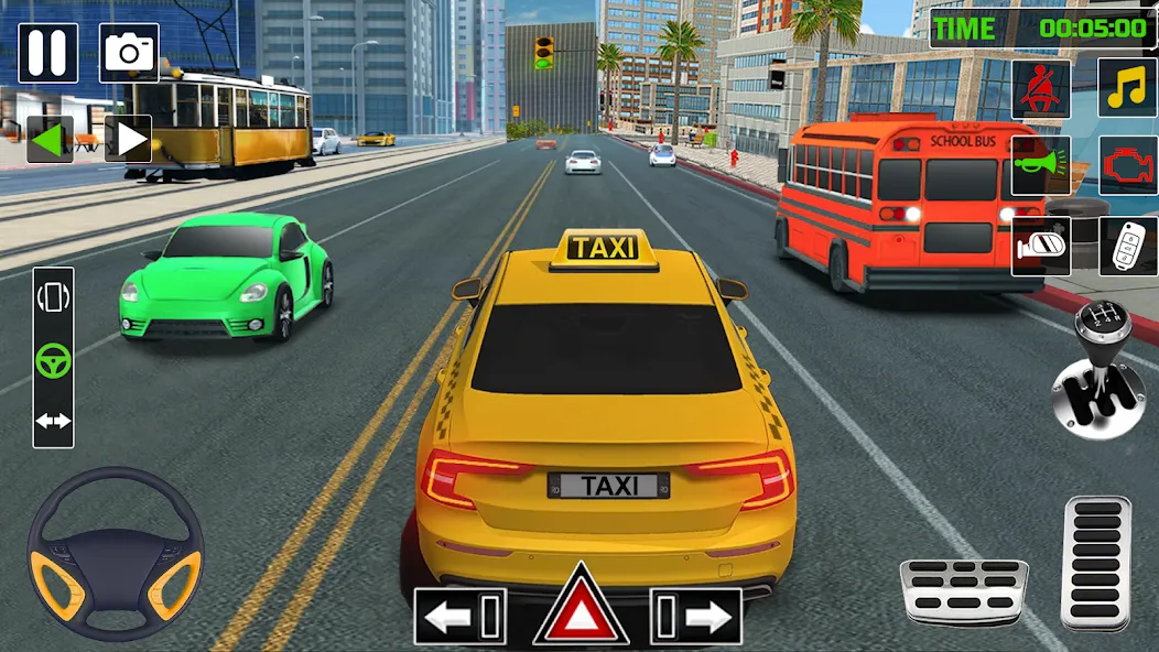 Взломанная City Taxi Games-Taxi Car Games (Сити Такси Игры)  [МОД Много денег] — стабильная версия apk на Андроид screen 4