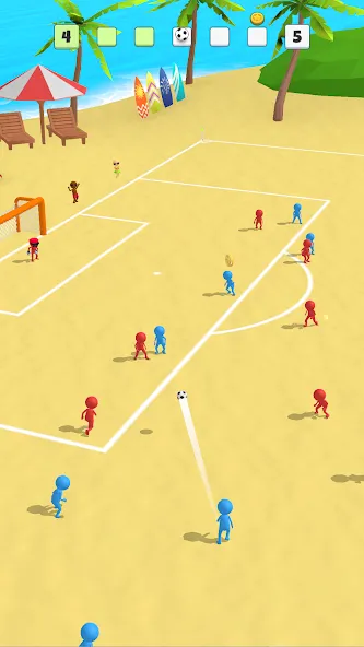 Взломанная Super Goal: Fun Soccer Game (Супер Гол)  [МОД Меню] — стабильная версия apk на Андроид screen 2