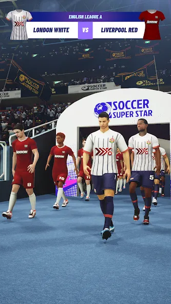 Скачать взломанную Soccer Superstar (Соккер упер Стар)  [МОД Mega Pack] — последняя версия apk на Андроид screen 3