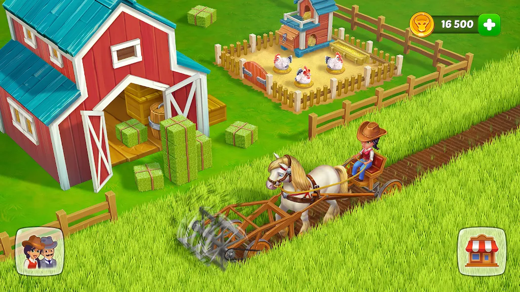 Взлом Wild West: Farm Town Build (Уайлд Вест)  [МОД Unlocked] — последняя версия apk на Андроид screen 3