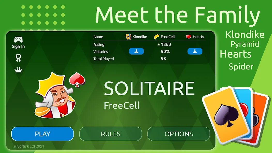 Скачать взлом FreeCell  [МОД Unlimited Money] — стабильная версия apk на Андроид screen 2