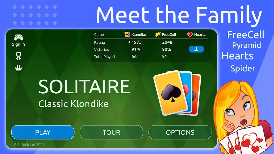 Взломанная Solitaire  [МОД Unlimited Money] — последняя версия apk на Андроид screen 2