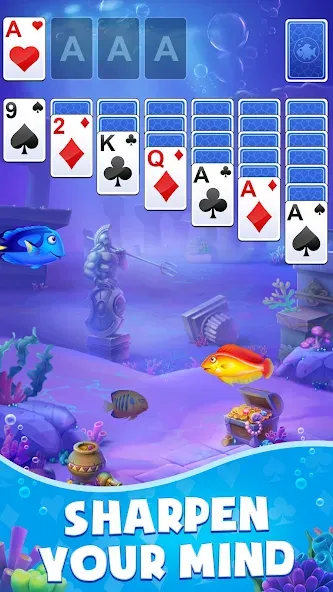 Скачать взлом Solitaire: Fish Master (Солитер)  [МОД Unlimited Money] — полная версия apk на Андроид screen 2