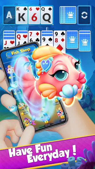 Взлом Solitaire — Klondike Card Game (Солитер)  [МОД Бесконечные деньги] — последняя версия apk на Андроид screen 3