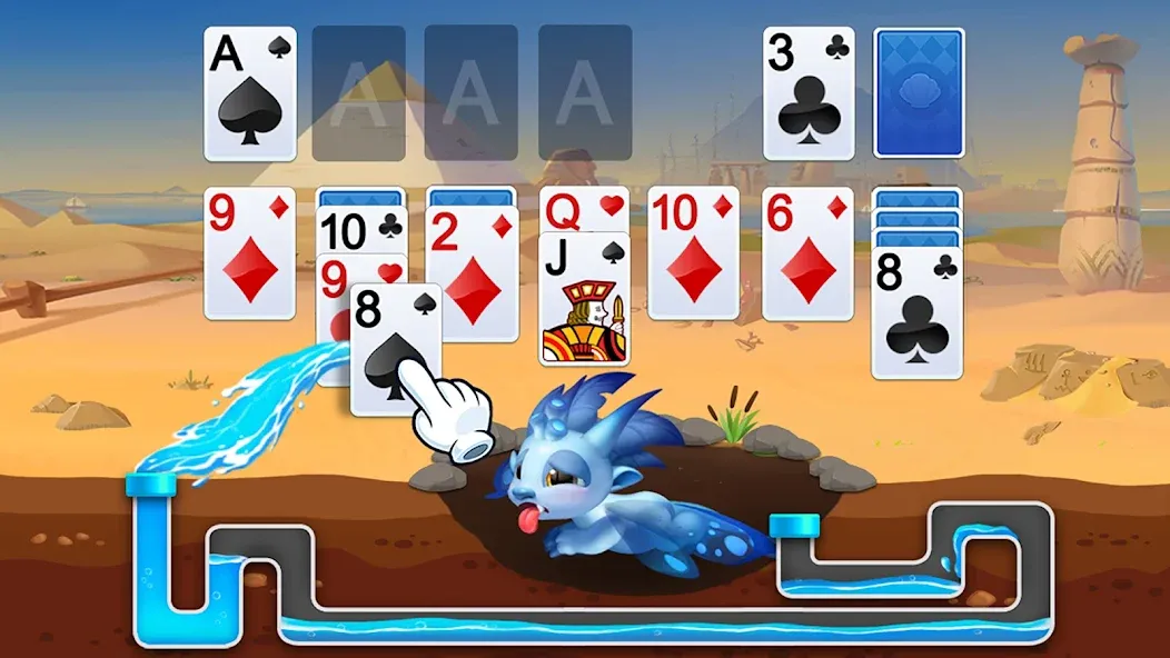 Скачать взлом Solitaire Dragons  [МОД Все открыто] — полная версия apk на Андроид screen 1