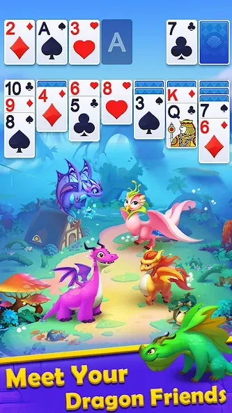 Скачать взлом Solitaire Dragons  [МОД Все открыто] — полная версия apk на Андроид screen 4