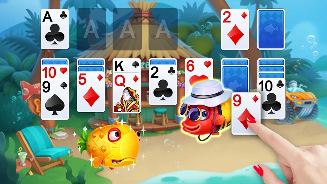 Взлом Solitaire  [МОД Много денег] — стабильная версия apk на Андроид screen 1