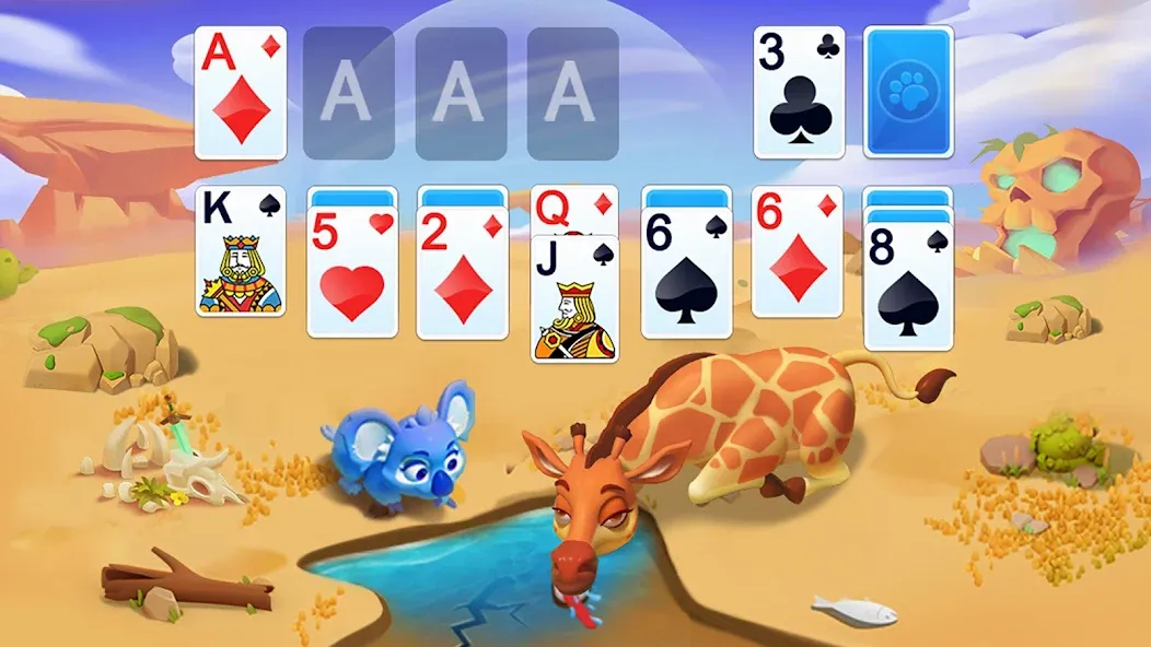 Скачать взлом Solitaire — Wild Park  [МОД Много монет] — последняя версия apk на Андроид screen 1