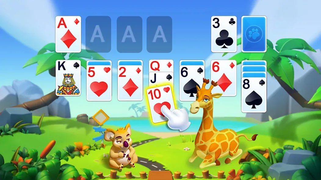 Скачать взлом Solitaire — Wild Park  [МОД Много монет] — последняя версия apk на Андроид screen 2