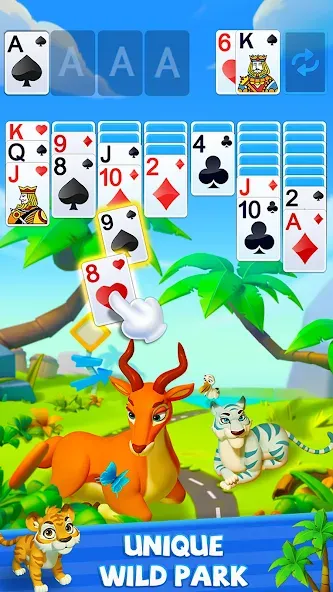 Скачать взлом Solitaire — Wild Park  [МОД Много монет] — последняя версия apk на Андроид screen 4