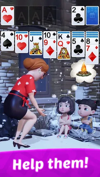 Скачать взлом Solitaire: Card Games  [МОД Mega Pack] — полная версия apk на Андроид screen 4