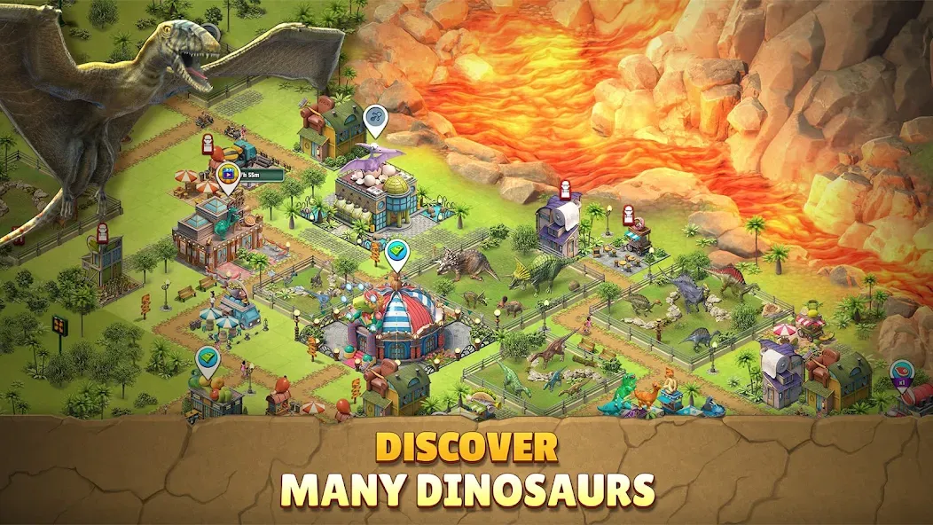 Взломанная Jurassic Dinosaur: Dino Game (Динозавры юрского периода)  [МОД Много монет] — последняя версия apk на Андроид screen 4