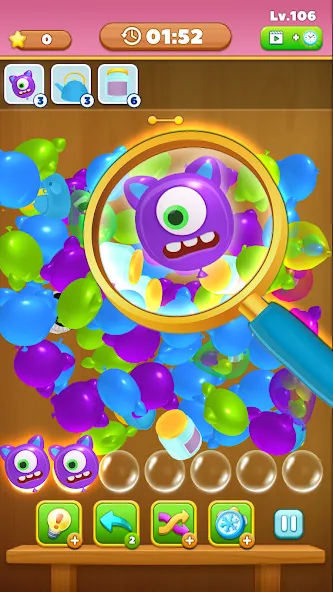 Скачать взломанную Match Triple Balloon (Матч Тройной Шарик)  [МОД Unlocked] — последняя версия apk на Андроид screen 3