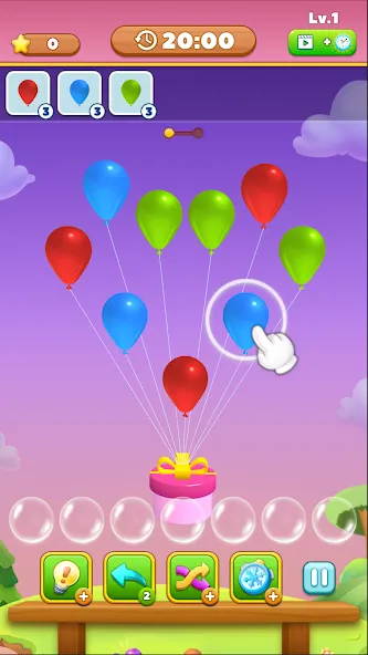 Скачать взломанную Match Triple Balloon (Матч Тройной Шарик)  [МОД Unlocked] — последняя версия apk на Андроид screen 4