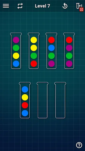 Взломанная Ball Sort Puzzle — Color Games (Балл Сорт Пазл)  [МОД Mega Pack] — последняя версия apk на Андроид screen 1