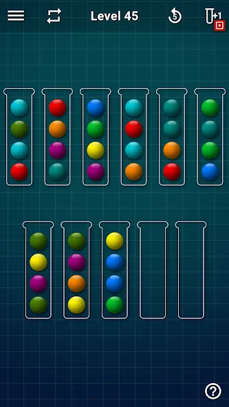 Взломанная Ball Sort Puzzle — Color Games (Балл Сорт Пазл)  [МОД Mega Pack] — последняя версия apk на Андроид screen 2