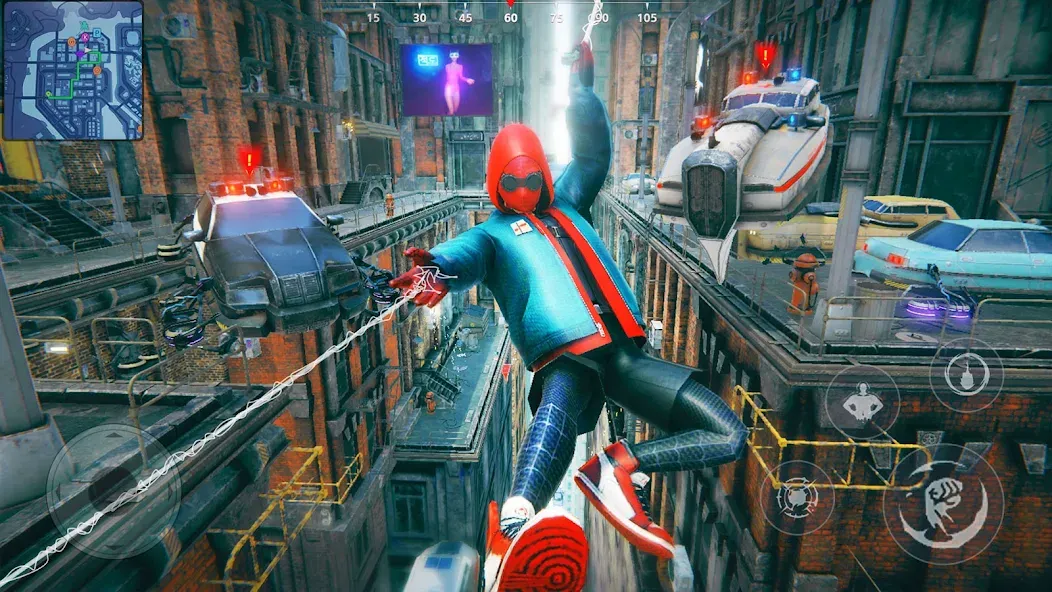 Взломанная Super city Hero:Spider Game (Супер город Герой)  [МОД Все открыто] — полная версия apk на Андроид screen 4