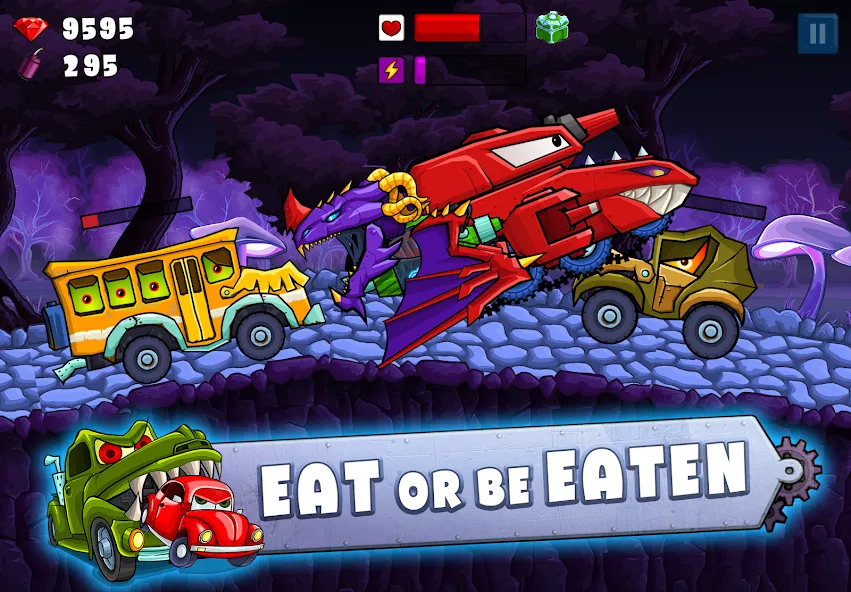 Скачать взлом Car Eats Car 2 — Racing Game (Кар Еатс Кар 2)  [МОД Unlocked] — полная версия apk на Андроид screen 5