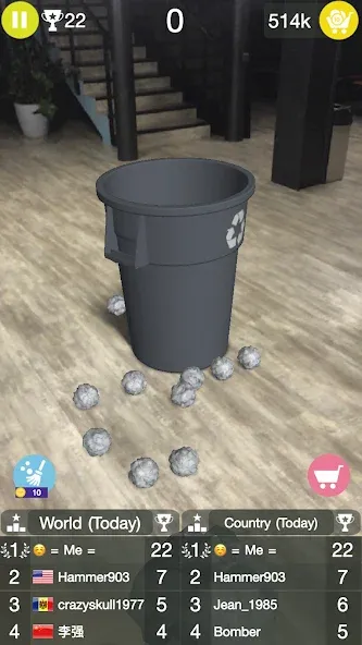 Взломанная Paper Bin AR (Папер Бин)  [МОД Меню] — последняя версия apk на Андроид screen 2