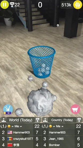 Взломанная Paper Bin AR (Папер Бин)  [МОД Меню] — последняя версия apk на Андроид screen 4