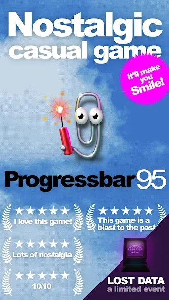 Скачать взломанную Progressbar95 — nostalgic game (Прогрессбар95)  [МОД Menu] — полная версия apk на Андроид screen 1