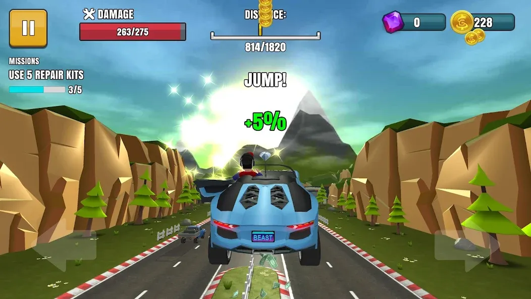 Скачать взломанную Faily Brakes 2: Car Crash Game (Фэйли Брейкс 2)  [МОД Бесконечные монеты] — полная версия apk на Андроид screen 4