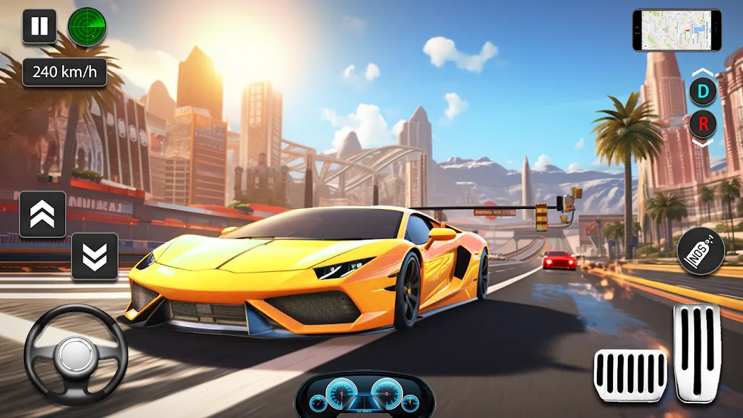 Скачать взлом GT Car Stunt : Ramp Car Stunts (ДжиТи Кар Стант)  [МОД Много монет] — полная версия apk на Андроид screen 1